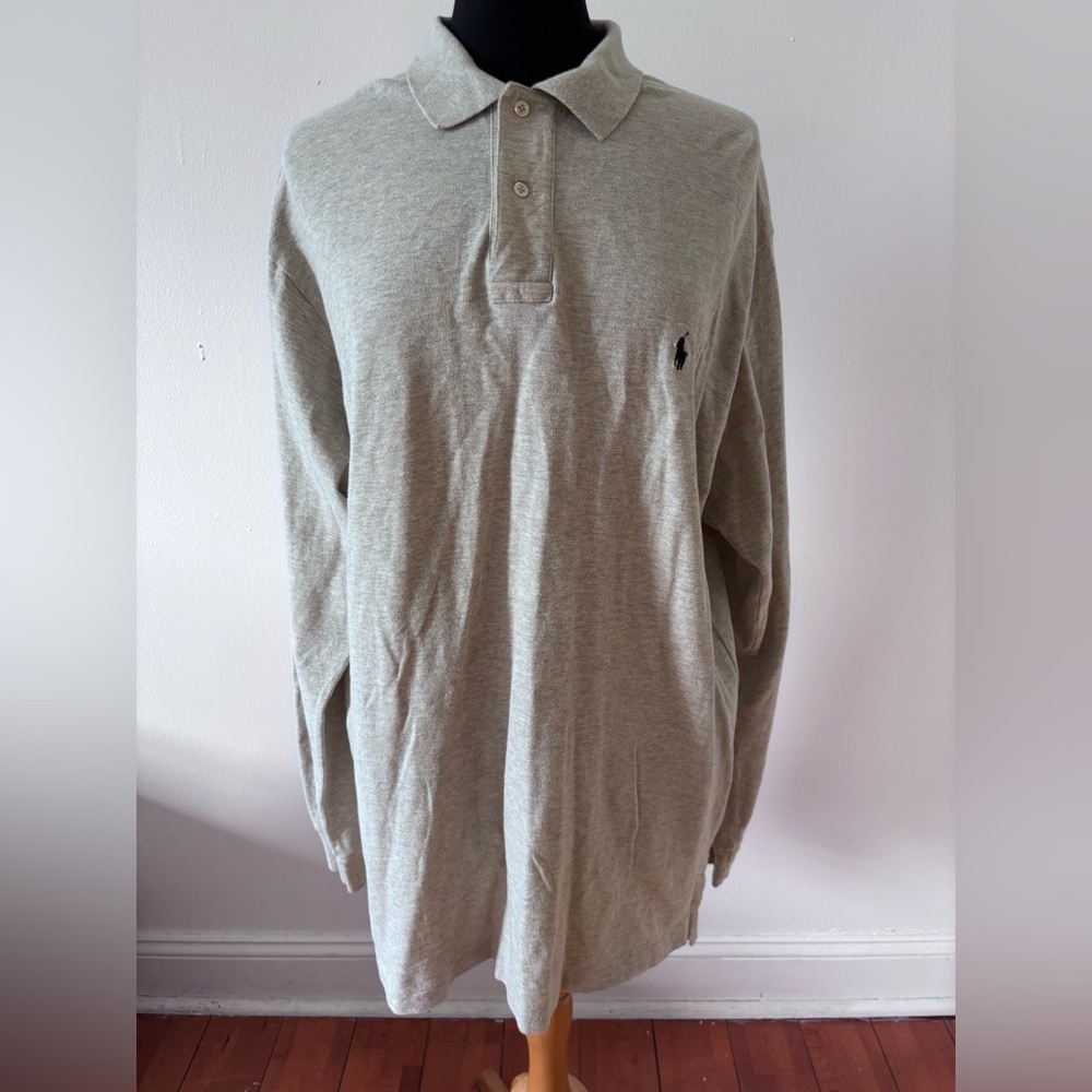 Polo by Ralph Lauren Light Gray Men's Polo Shirt